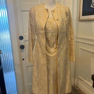 VTG EUC Lanz Orginals Mod Daisy Lace Princess Dress and Coat